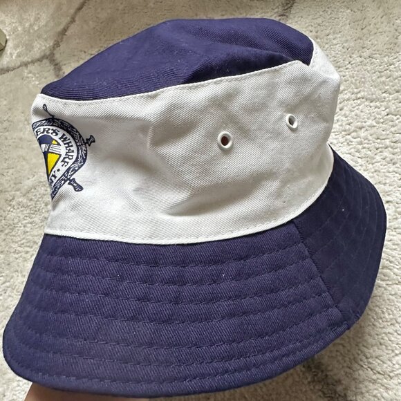Vintage Mariner's Wharf Hout Bay South Africa Nautical Bucket Hat - Picture 3 of 6
